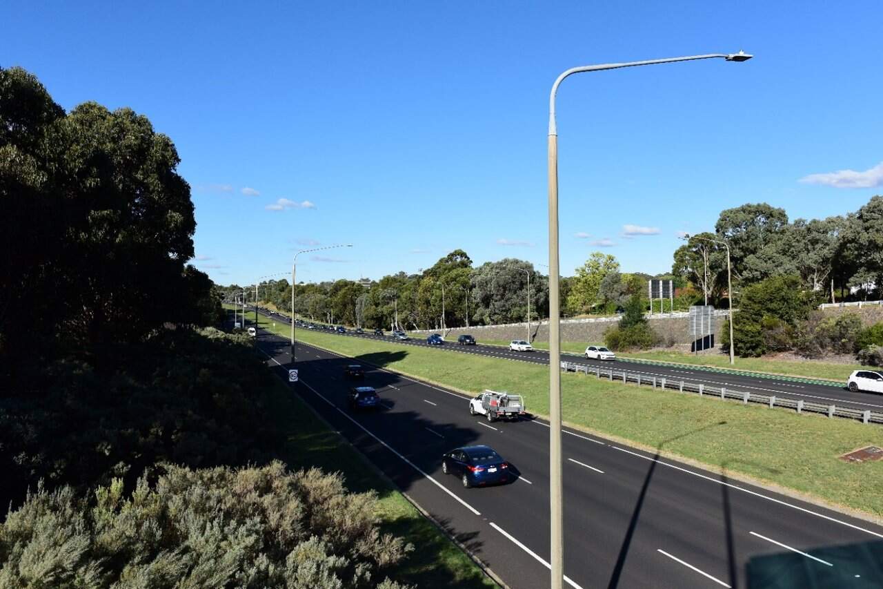 Existing view from Viewpoint IS3 looking east along Adelaide Avenue