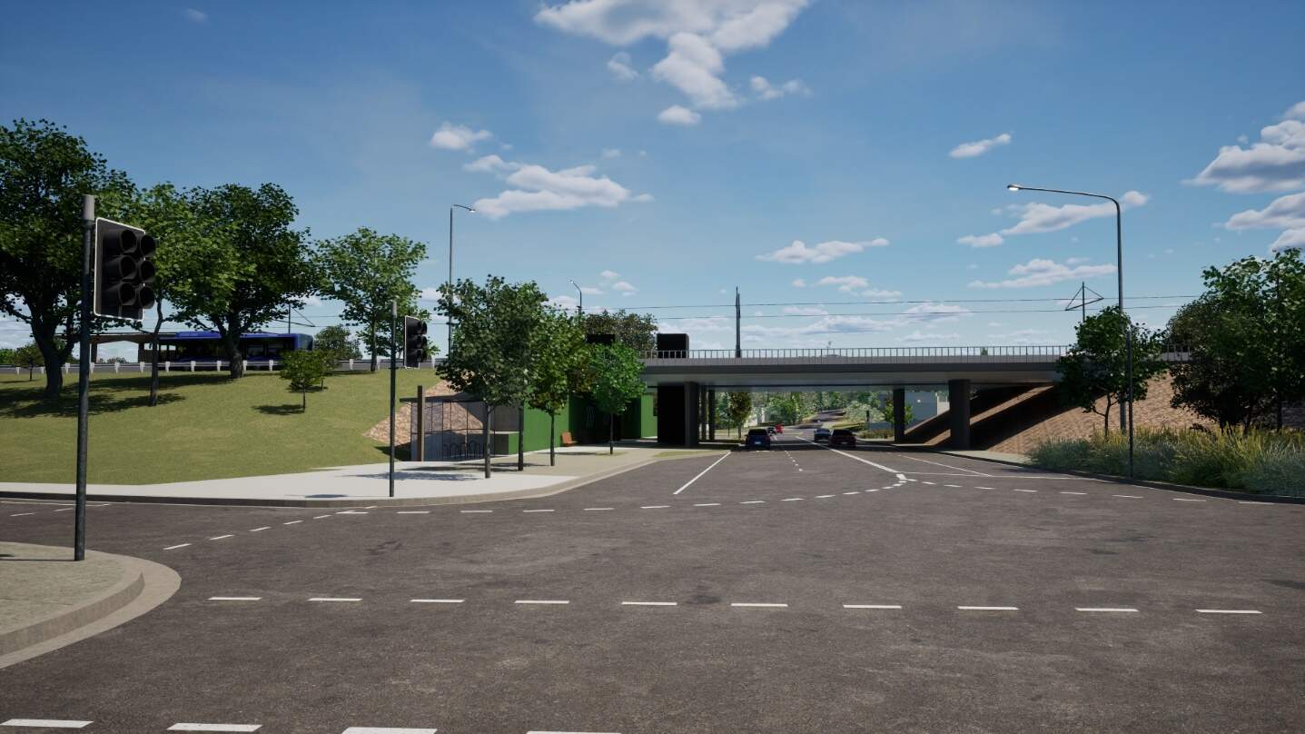 Indicative visualisation of viewpoint IS1 during operation