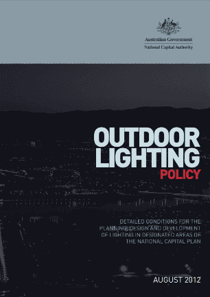 Outdoor Lighting Policy 2012